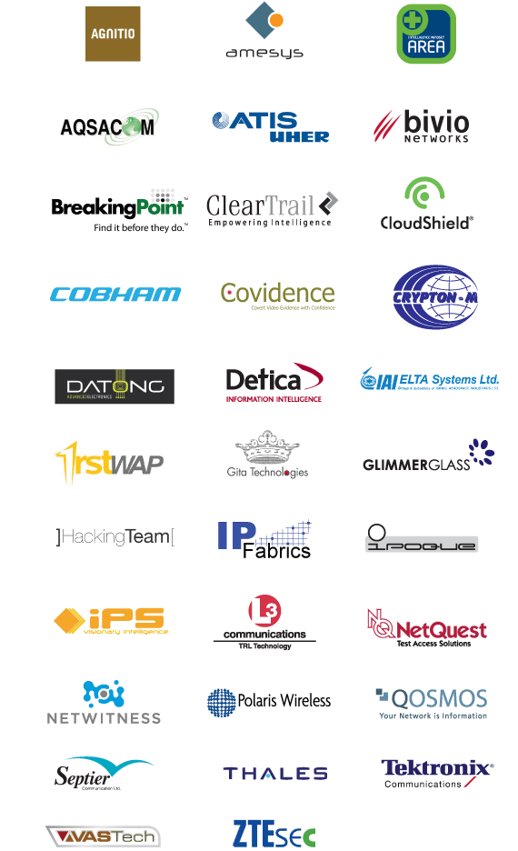 ISS World Asia Pacific Exhibitors