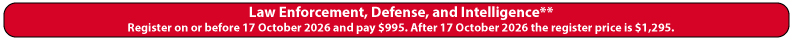 LEA Enforcement/DHS/IC/DoD Registration