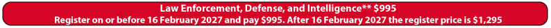 LEA Enforcement/DHS/IC/DoD Registration