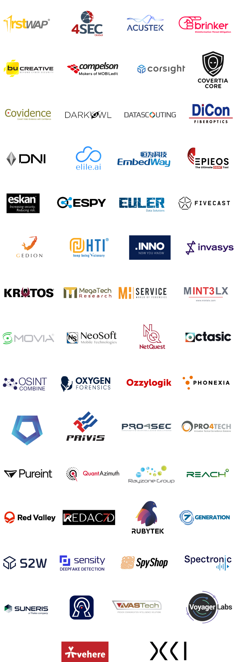 exhibiting sponsors