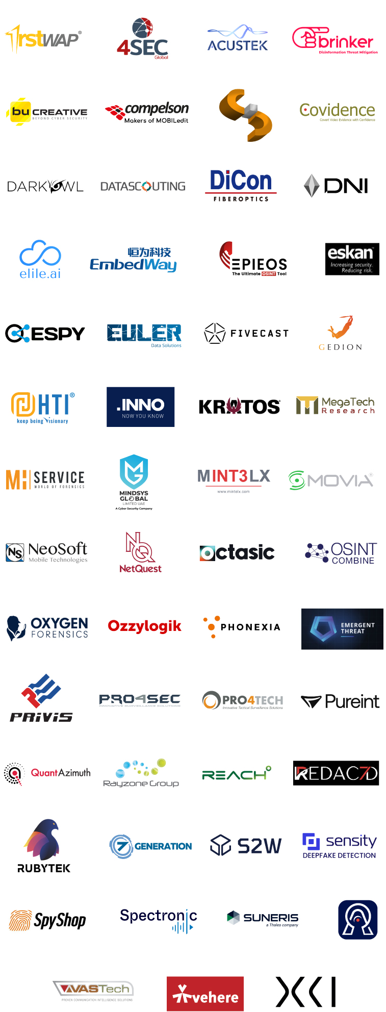 exhibiting sponsors