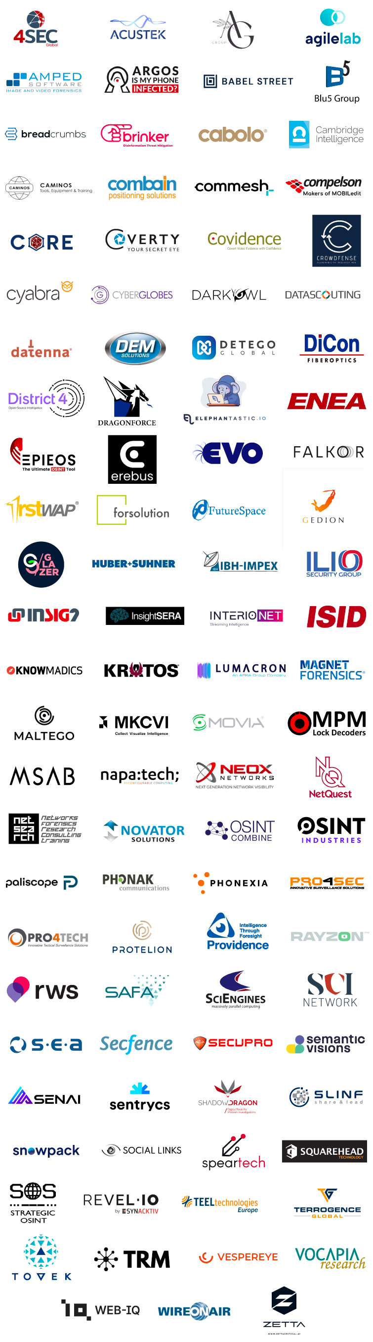 Exhibiting Sponsors