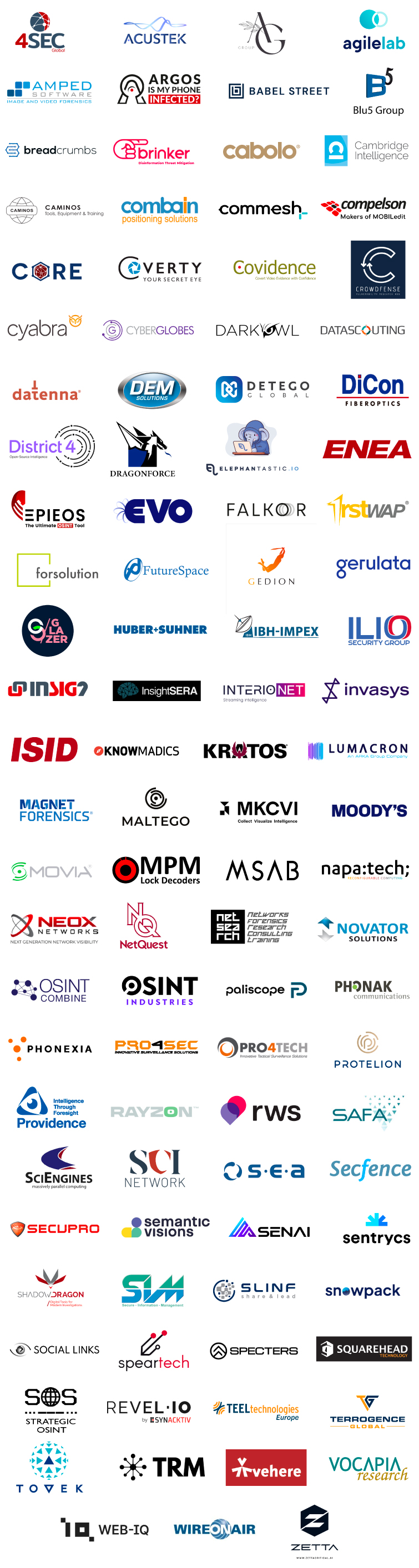 Exhibiting Sponsors