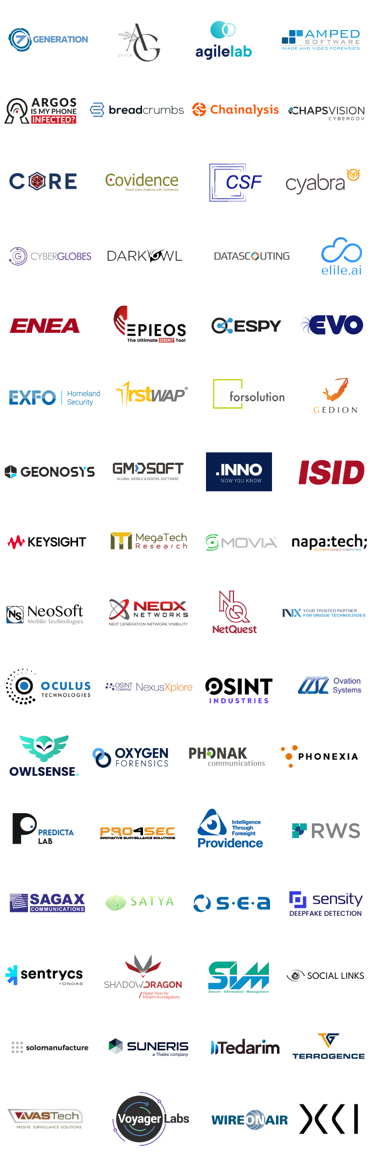 exhibiting sponsors