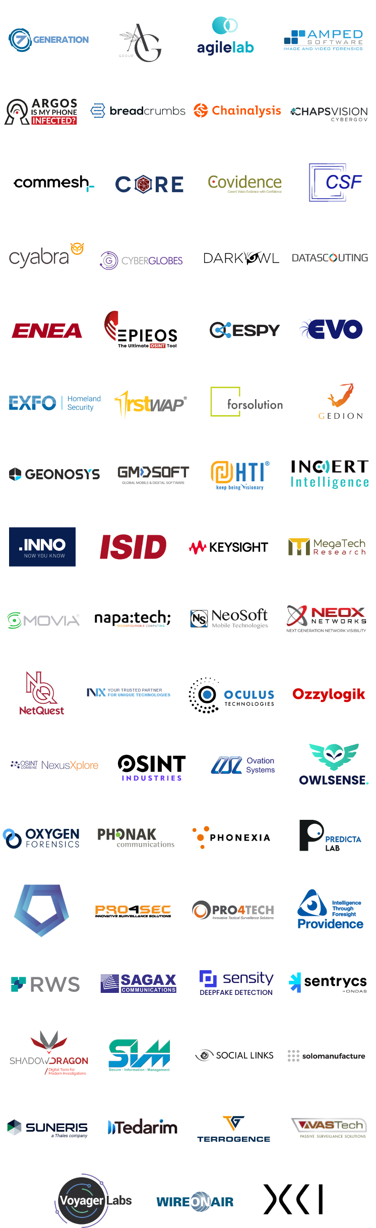 exhibiting sponsors