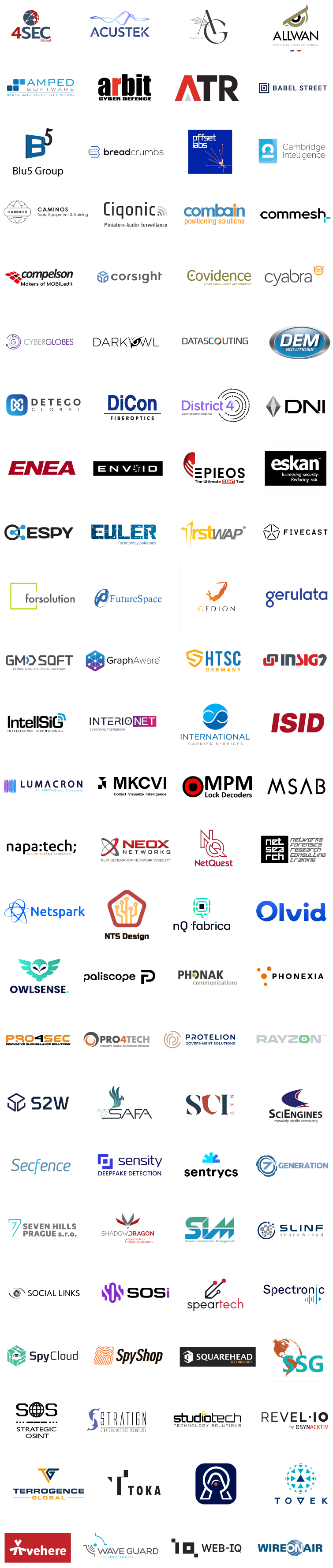 Exhibiting Sponsors